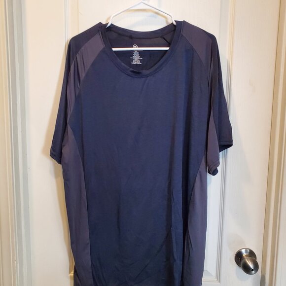 FOUR Men's 3XL Performance V-Neck Tee's - Gray/Black & Green/Black & Navy & Grey - Picture 11 of 13